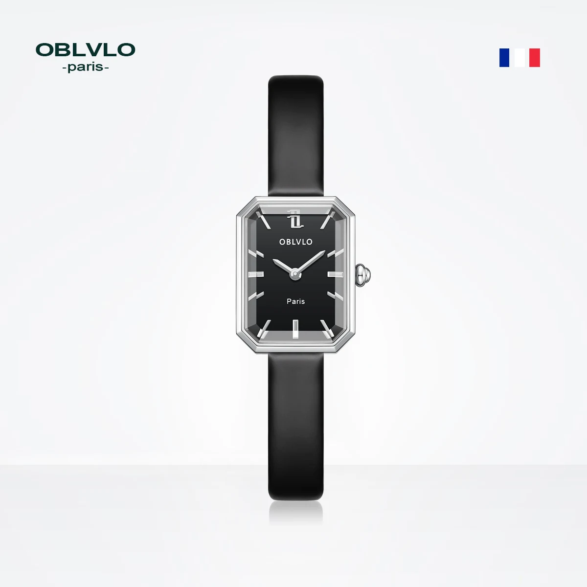 OBLVLO Top Brand Elegant Women Watch Steel Luxury Quartz Watch Gift Female New Design Watch Reloj Mujer