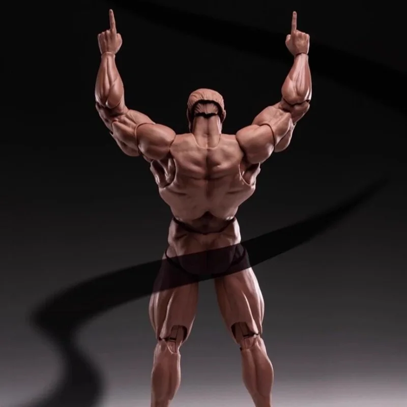 先行販売 QS MORFIG 1/12 スケール男性強力な筋肉ボディ超柔軟なジョイントボディ 17.3 センチメートル白/黄色/黒兵士アクションフィギュア