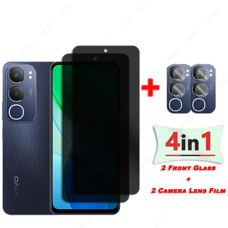 

Защитная пленка для экрана для vivo Y19s Pro, стекло для vivo Y19s Pro, антишпионское стекло, защита объектива камеры для vivo Y19s Pro Glass