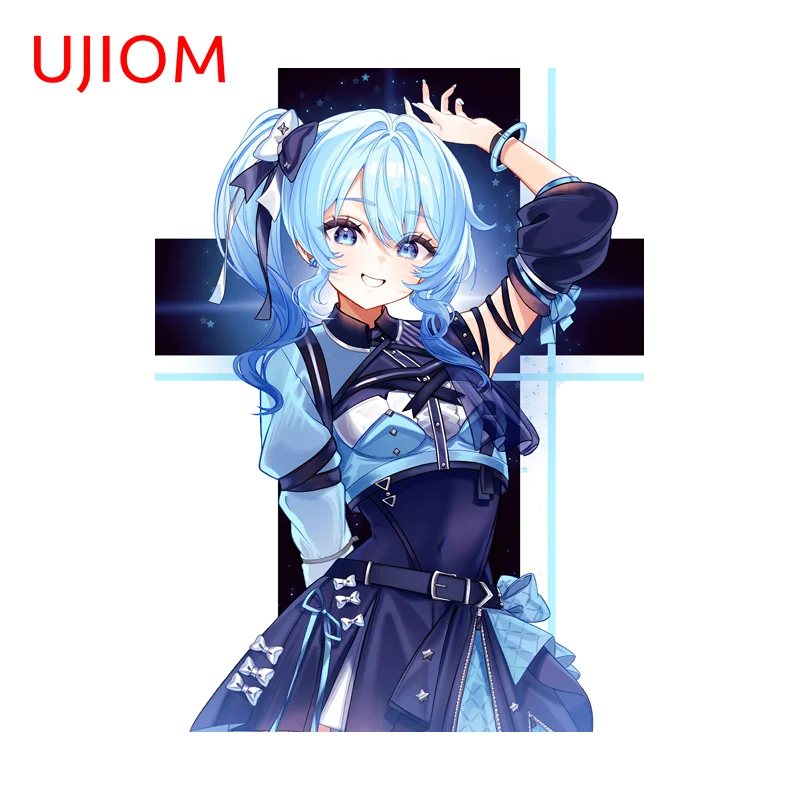 Наклейка на стену UJIOM Kawaii Suisei Hoshimachi: Модный, забавный декор для игровой комнаты, скрывающий царапины