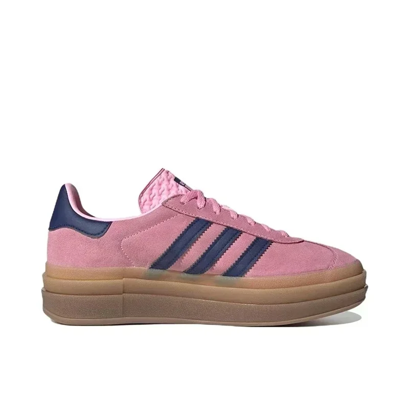 Adidas Gazelle Bold 'Pink Glow' Fashion Sneakers Classic Anti-slip Light Weight Wear-resistant Thick Soled Casual Shoes