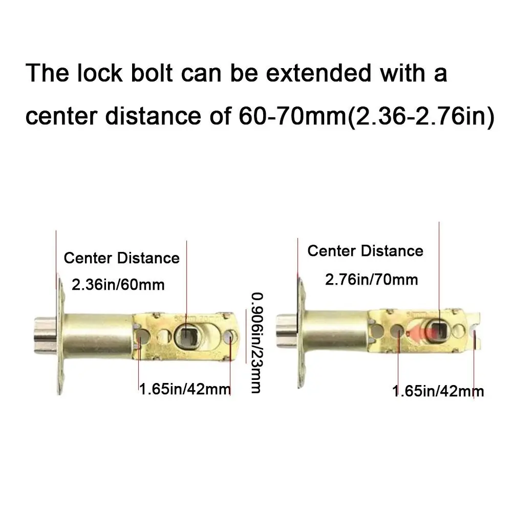 35-50 مللي متر ثلاثة القطب كروية قفل الباب سبائك الألومنيوم مع 3 مفاتيح كروية قفل الباب عالية الجودة مقبض الباب قفل غرفة المعيشة