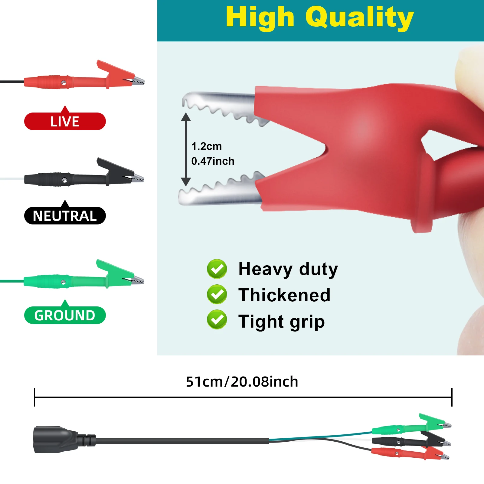 Kit di utensili manuali per cavo adattatore Tester Xin, Kit di accessori per cercatore di interruttori automatici Tester per cavi traccianti per circuiti XT-E23