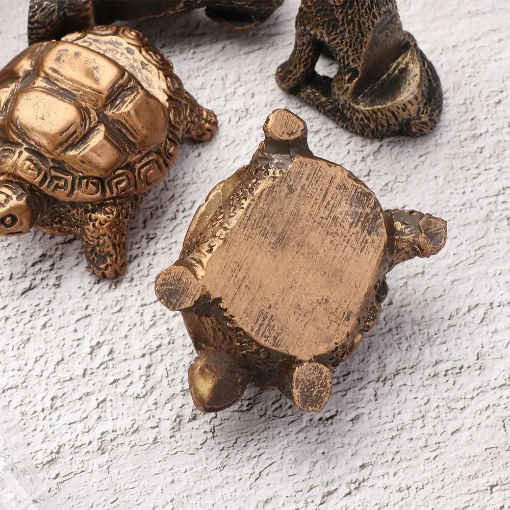 3 قطعة ديكور الحديقة الحيوان الراتنج اناء للزهور دعم وعاء النبات القدم النبات حامل بونساي الوقوف #3