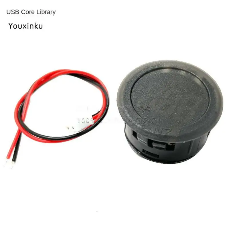 LED Digital Display Circular Waterproof Voltmeter DC 4-100V Two Wire DC Voltmeter Head Panel Meter Reverse Connection Protection