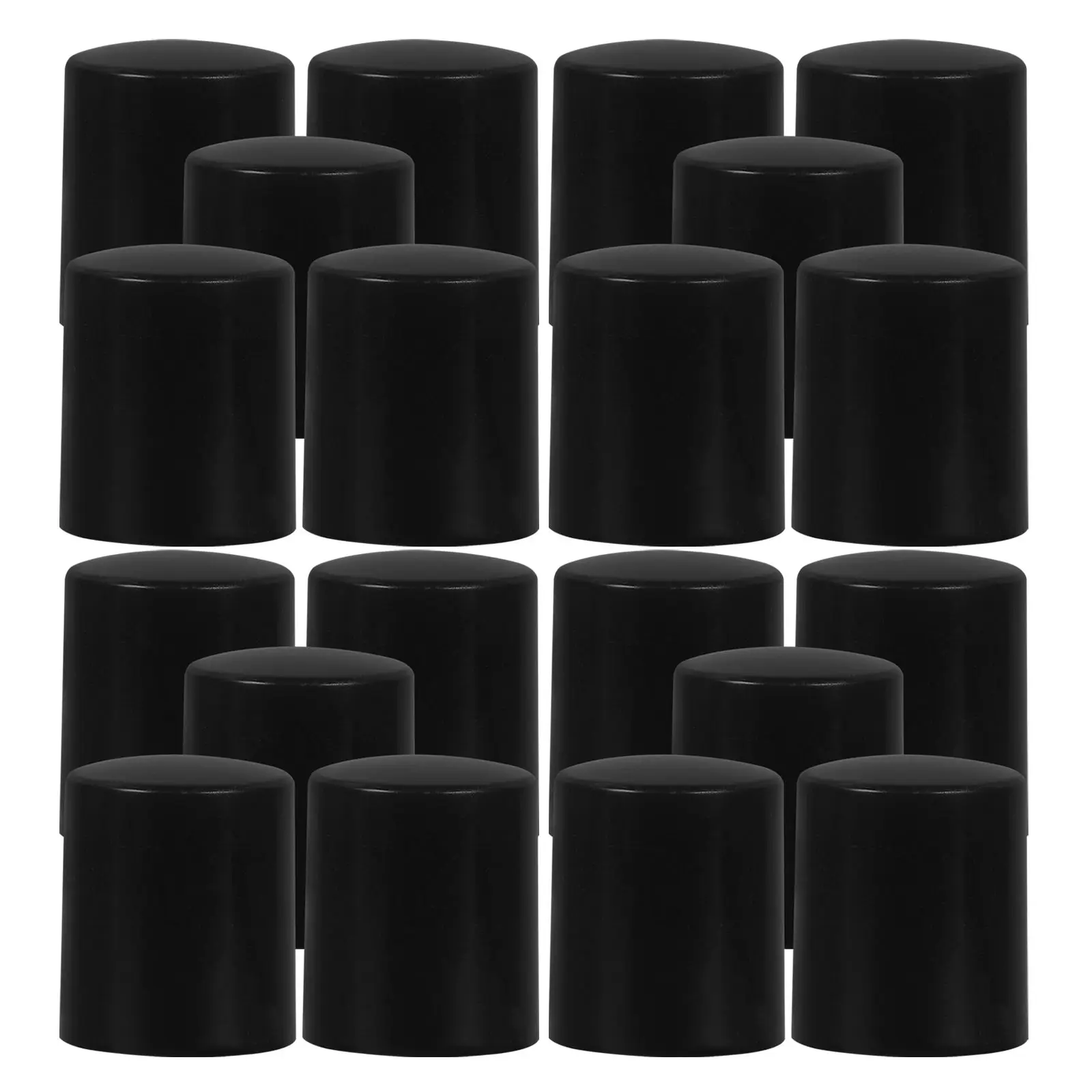 

20PCS Plastic Sound Knob Speaker Rotatable Control Accessories Black Color Guitar Effects Amplifiers Speaker Switch Volume