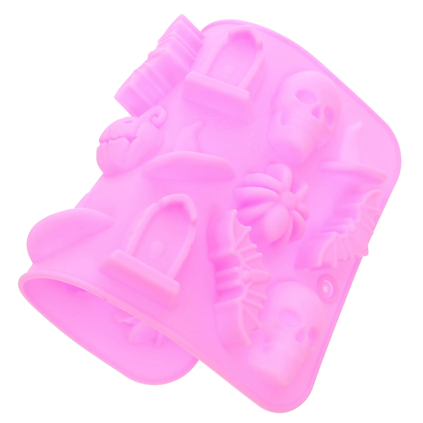 Halloween Chocolate Mold Silicone DIY Baking Mould for Candies Sweets Soap Making Exquisite Pumpkin Ghost Design Smooth Non
