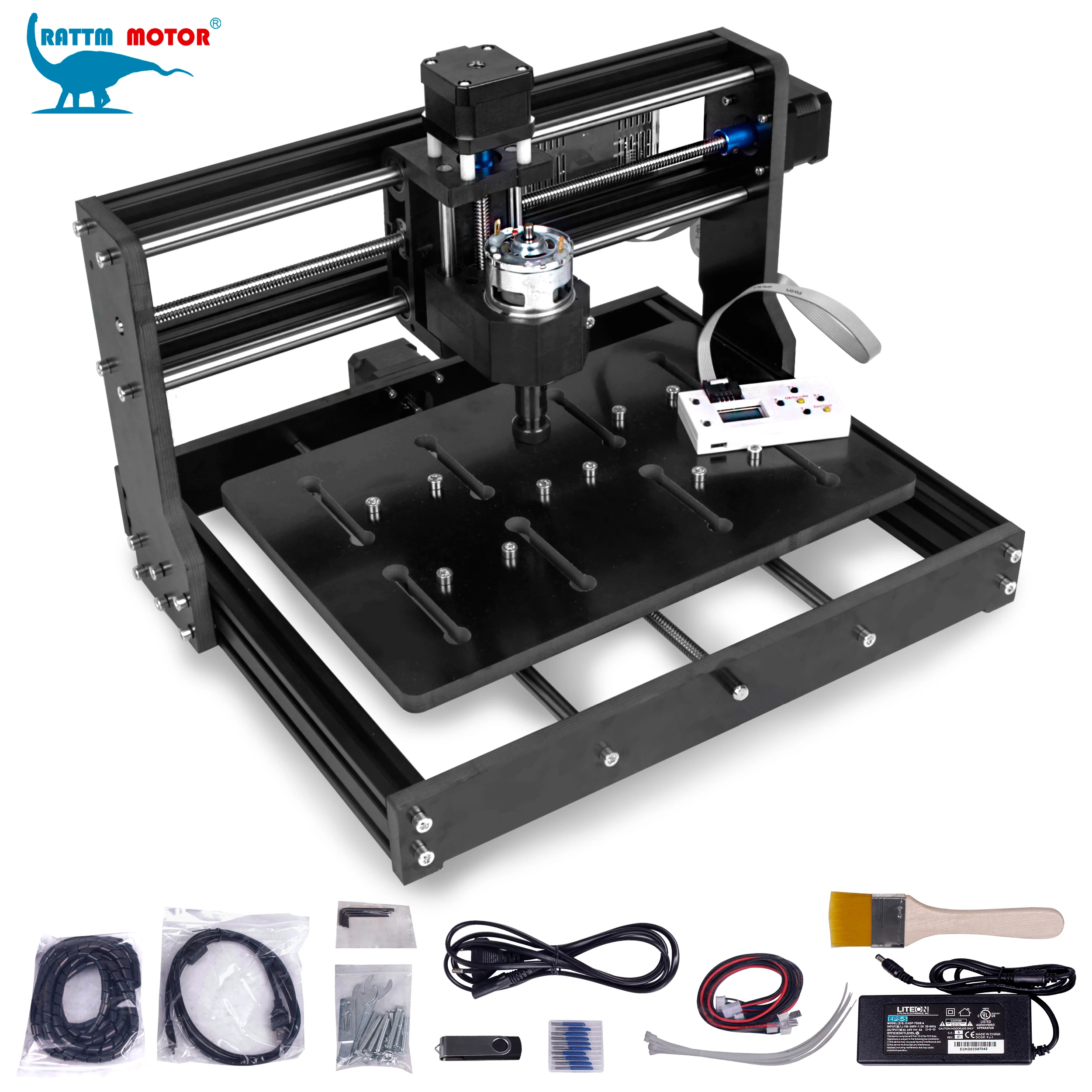 CNC 3020 Mini 3 Axis GRBL Metal Laser Cutter Engraving Router Milling Machine For Wood PVC Leather