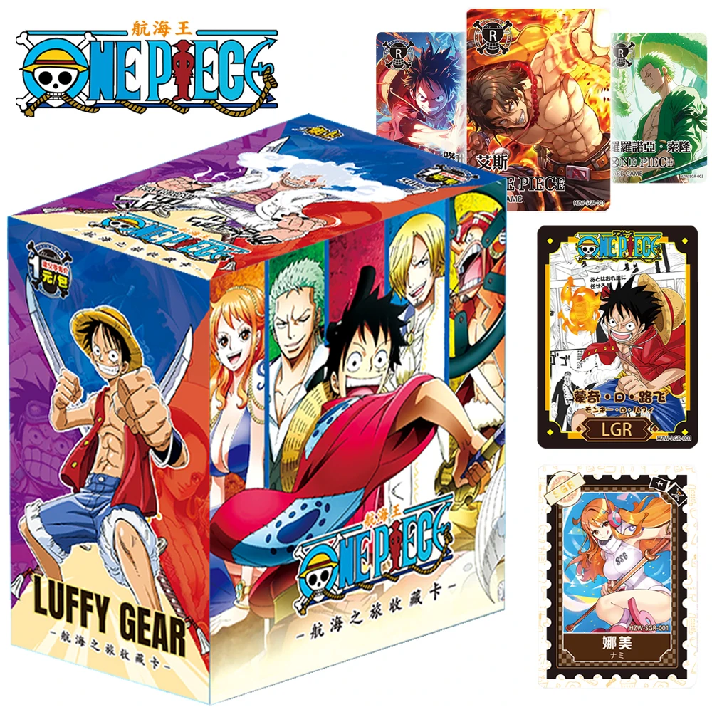 ONE PIECE Collection Card For Children Monkey D.Luffy Roronoa Zoro Classic Youth Hot Blooded Anime Limited Game Card Kids Gifts