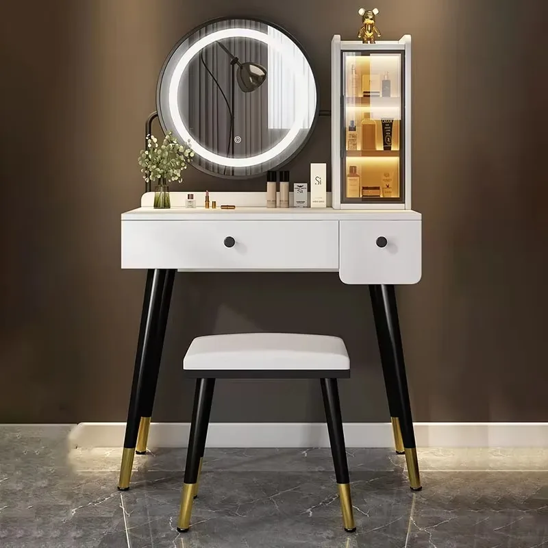 

Nordic Bedroom Vanity Table Women Charm Minimalist Black Vanity Table Girls Classic Coiffeuse De Chambre Home Furniture