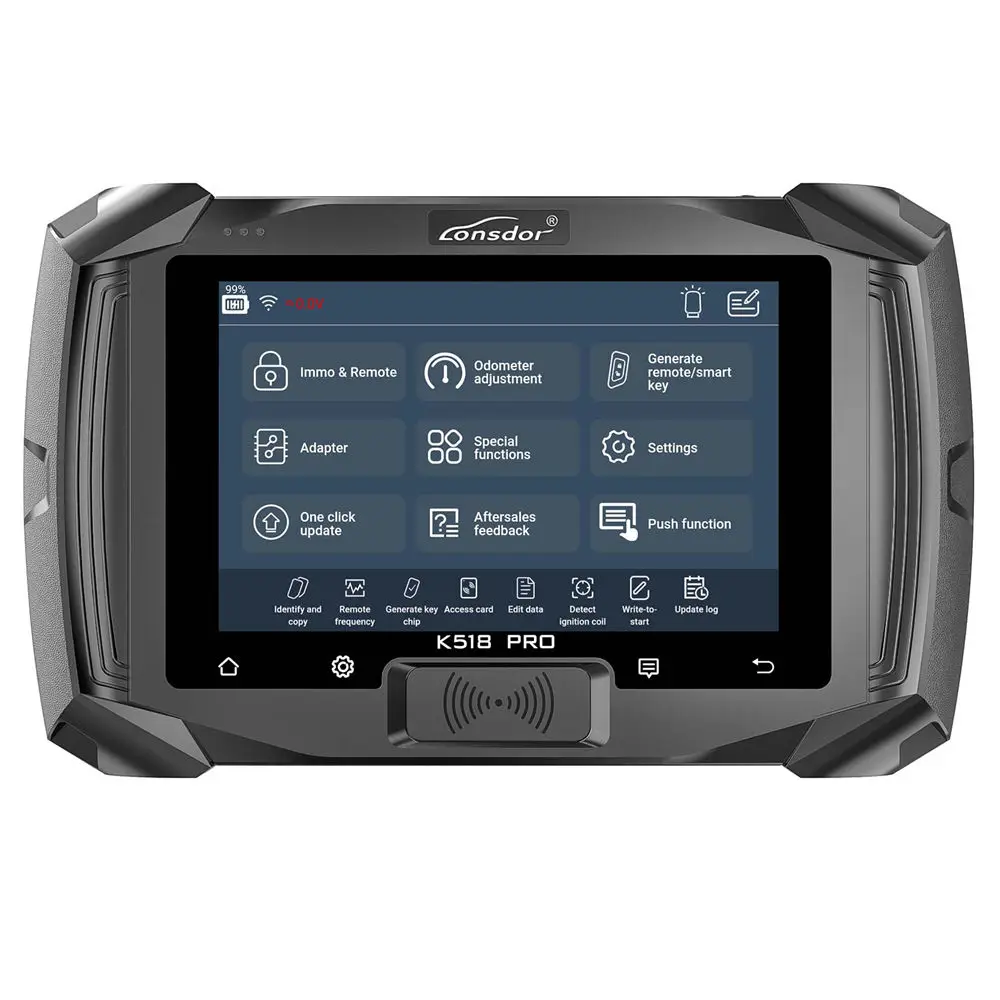 Lonsdor K518 PRO مبرمج الإصدار العالمي الكامل مع مفتاح ذكي LT20 لكابل Toyota FP30 كابل BCM FCA 12 + 8 JLR ADP محول