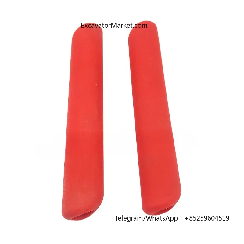 For Hitachi Zax Ex Excavator Zax120/200/270-6 Direct Spray Safety Lock Handle Rubber Sleeve Excavator Accessories