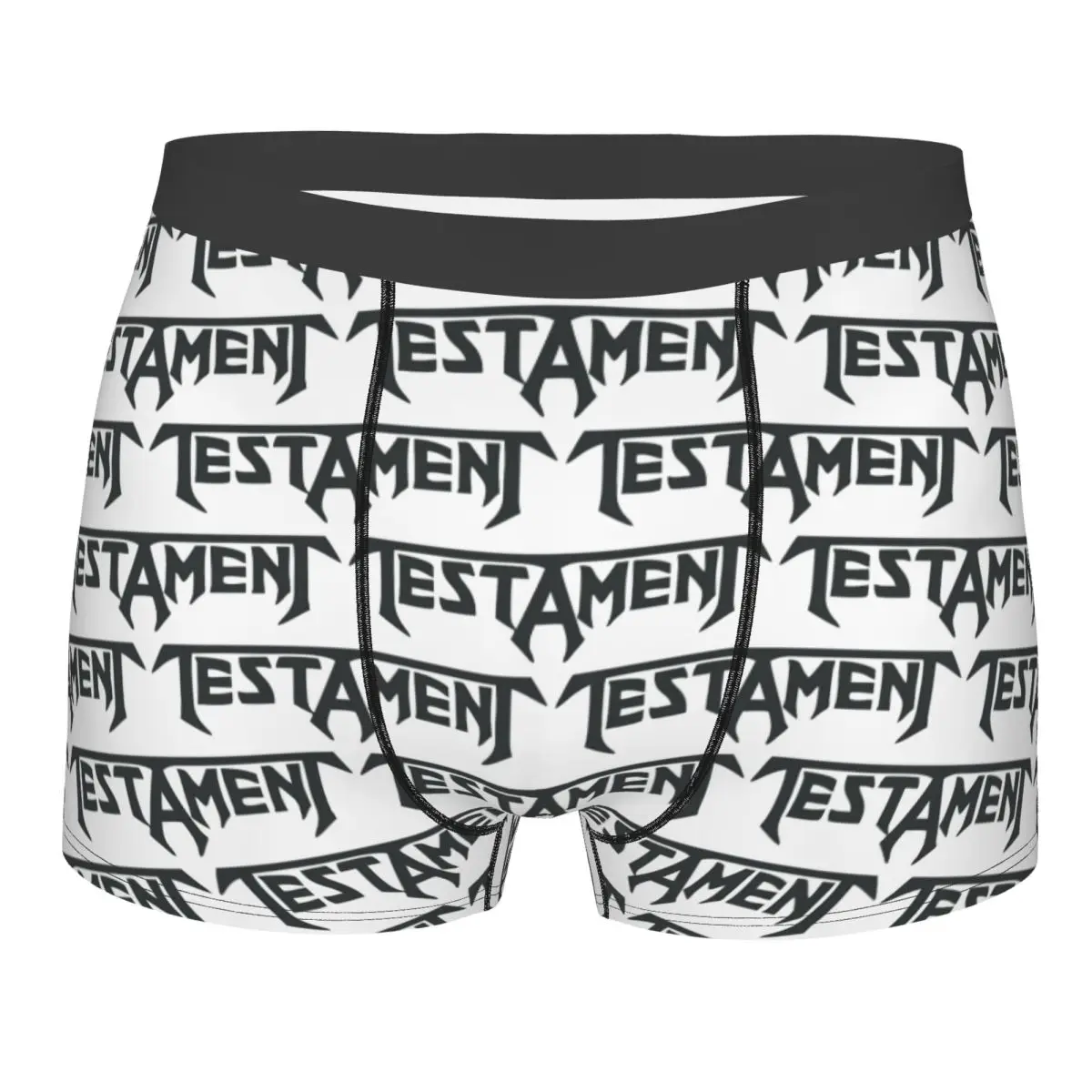 Boxer Underpants Shorts Testament Band Panties Men Soft Underwear for Homme Man Boyfriend Gifts
