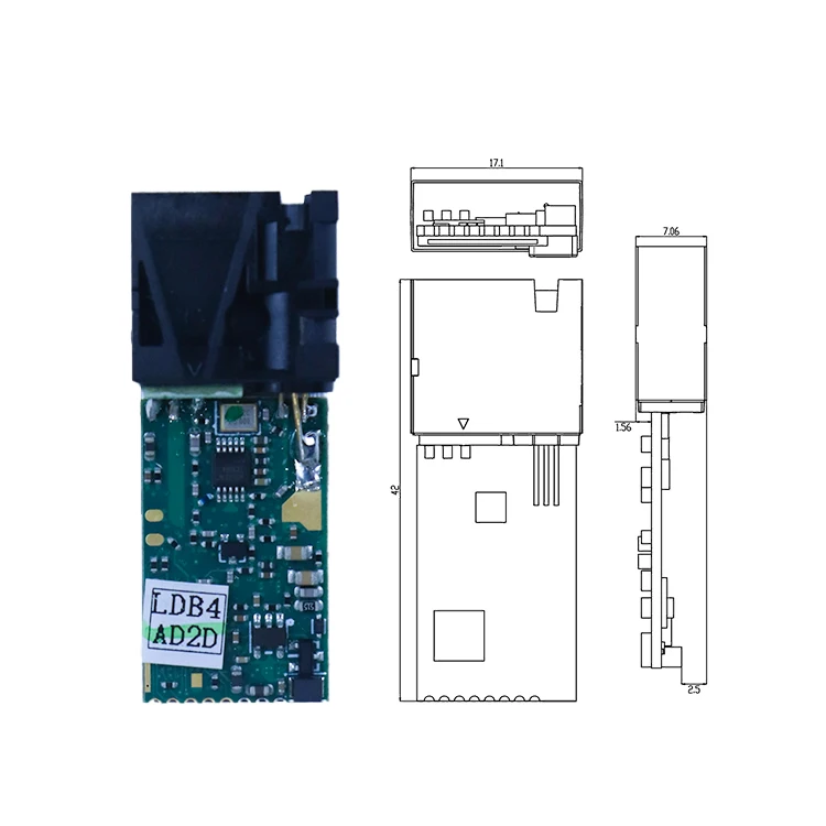 

Iot Applicable Distance Sensor UART Lidar Sensor Distance 400cm Arduino 10m Low Range Laser Length Sensor With 1mm Precision