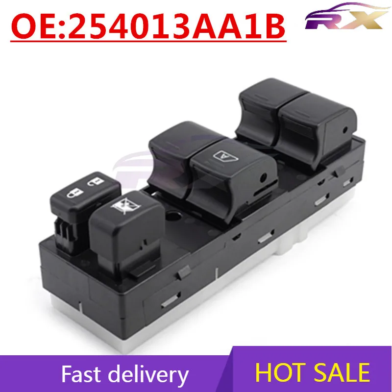 

OEM:254013AA1B; 25401-3AA2B Suitable For Nissan Sunshine Qashqai Power Glass Lifter Windows Switch