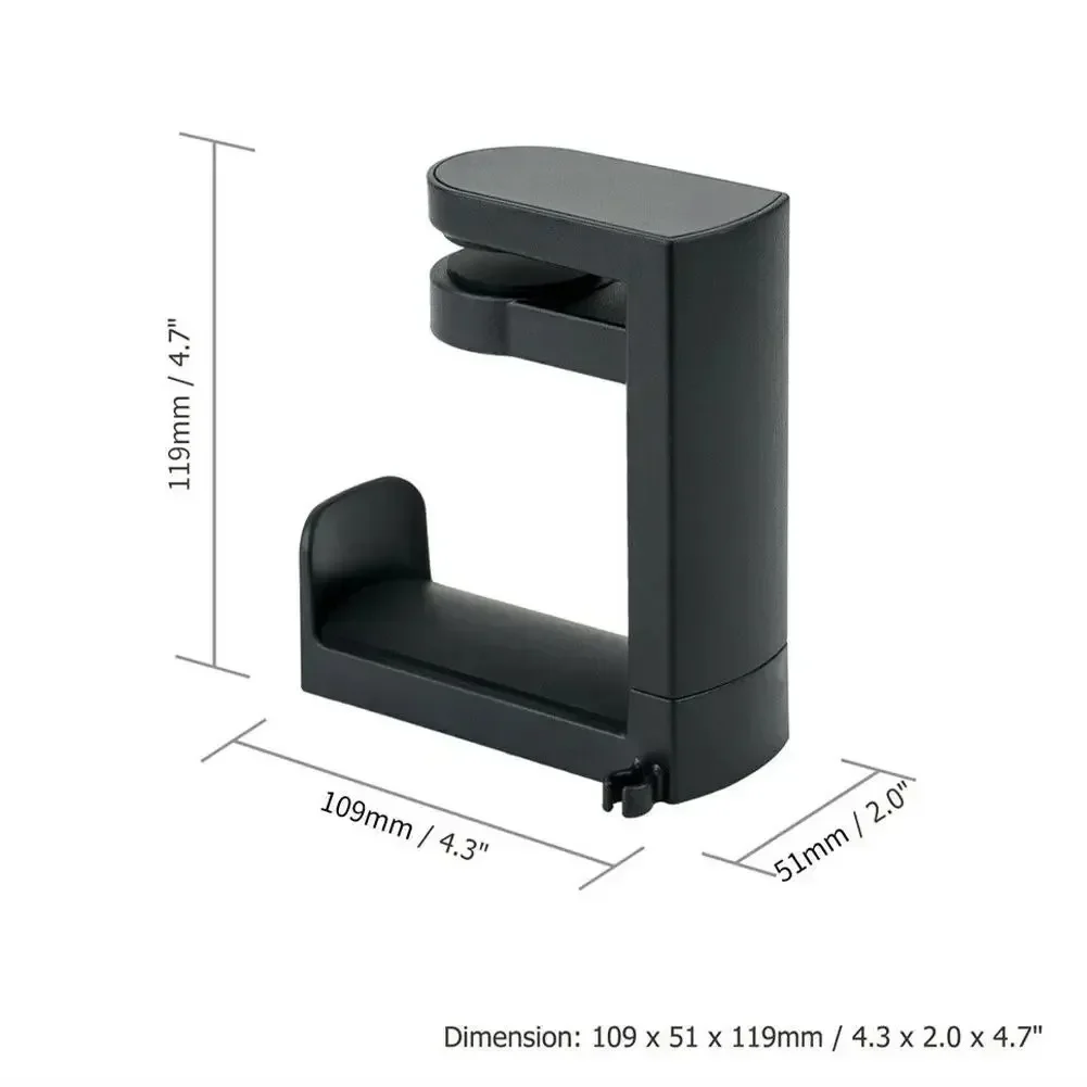 360° Rotating Headphone Stand Desktop Headset Holder PC Gaming Headset Desk Hanger Hook For Earphone Controller image 3