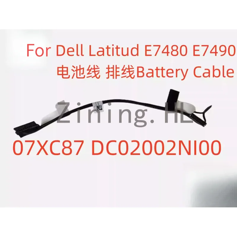 For Dell Latitude E7480 E7490 Battery Cable Flex Cable 07XC87 DC02002NI00