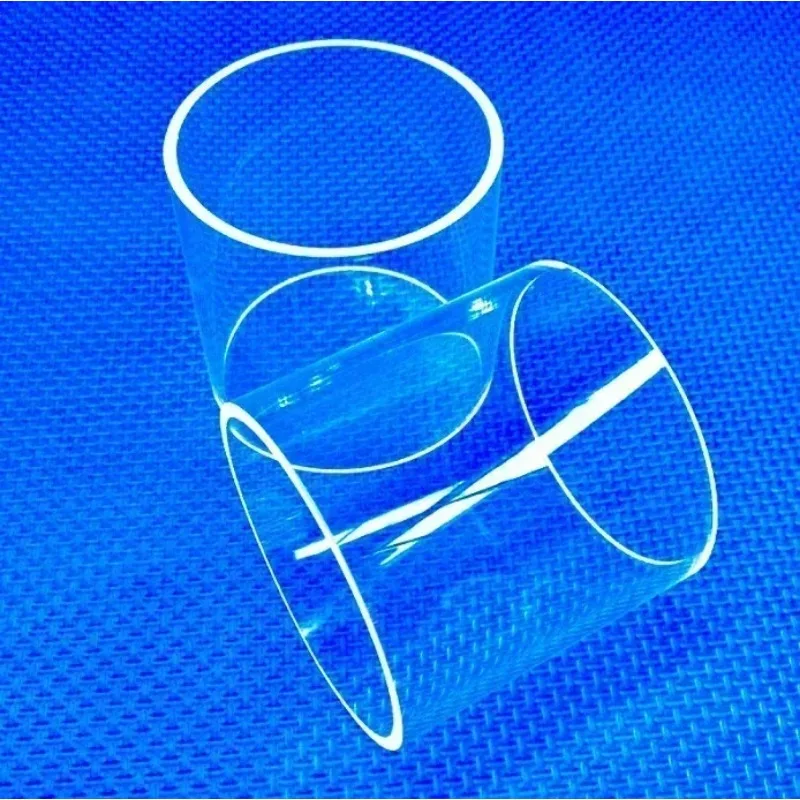 High Purity Clear Quartz Furnace Tube, OD 76mm Length 1000mm, High Temperature Resistant