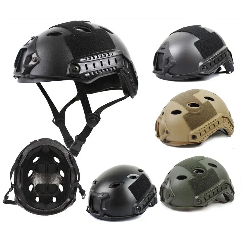 Cascos tácticos Airsoft Fast MH estilo Simple versión rápida equipo de protección para deportes al aire libre juegos de Paintball