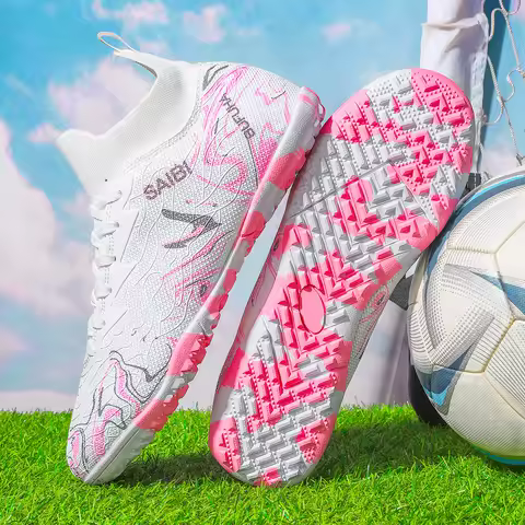 High-top soccer boots,TF broken nails and FG spikes,3 colors to choose from,unisex style,shose for football footbal shoes