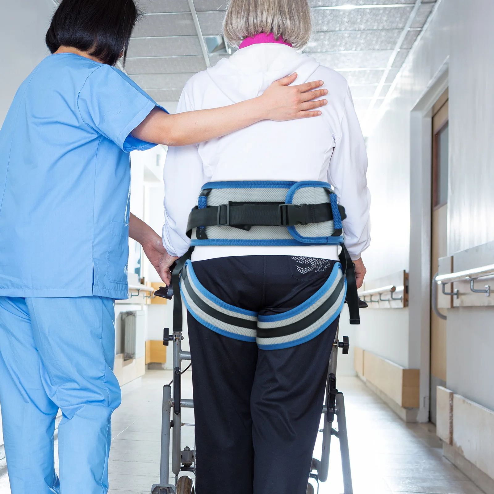 حزام تدريب Gait 2025 - أداة تساعد على الوقوف والمشي لإعادة تأهيل السكتة الدماغية