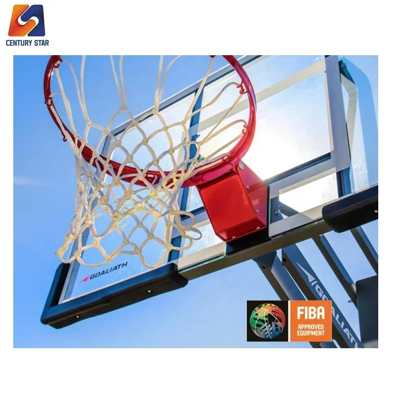 Supporto professionale per canestro da basket da terra regolabile per allenamento di basket