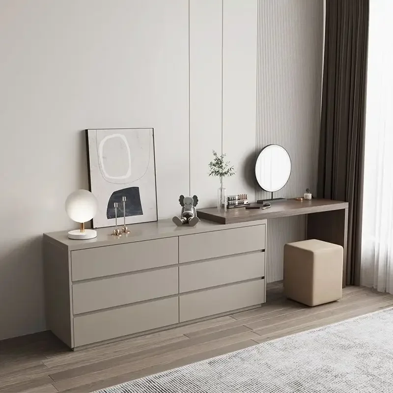 

Luxury Bedroom Dressing Table Drawers Nordic Home Makeup Dressing Table Storage Multifunctional Comoda Pra Quarto Decoration