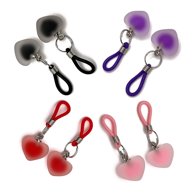 LM1Pair Colorful Nipple Clamps With Chain Set Nipple Clips Breast Bondage Restraint Slave Fetish Female Sex Toy Women BDSM