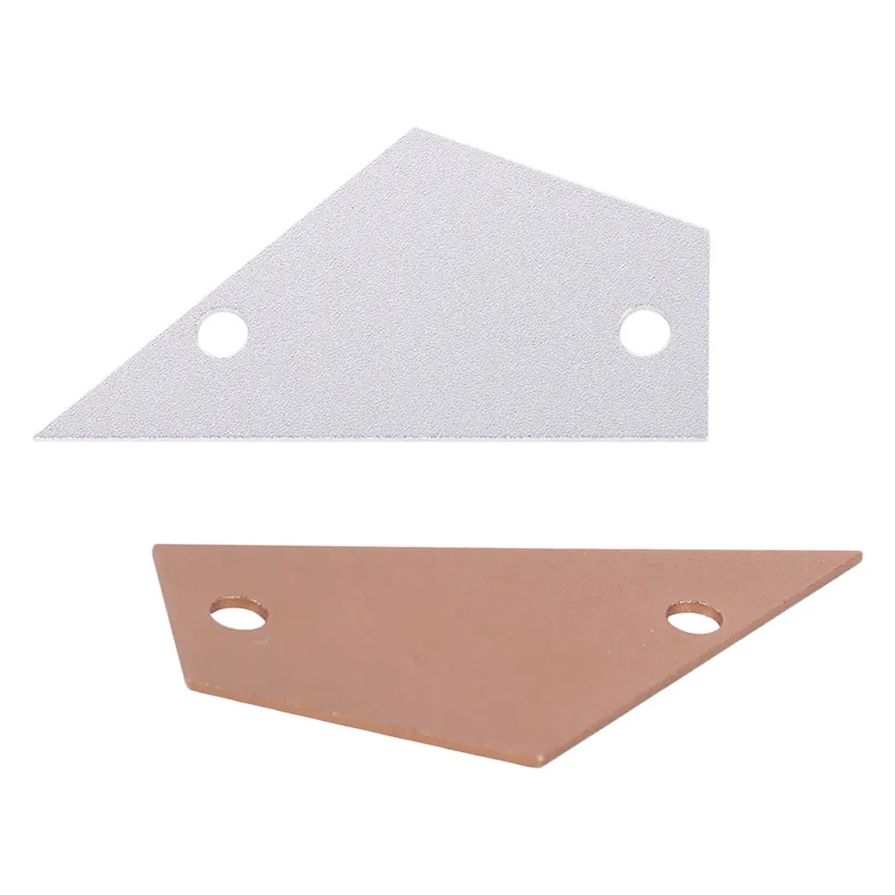 

2 Pcs Finger Board Fingerboard Wire Measuring Ruler Musical Instrument Supplies Check Tools for Maintenance Silver