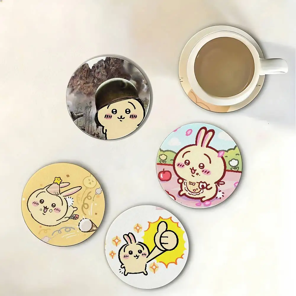 Baby U-usagiS CuteHeat-resistant Coasters Glass Beer Coasters Heat-insulating Mats Anti-scalding Placemats And Cutlery Mats