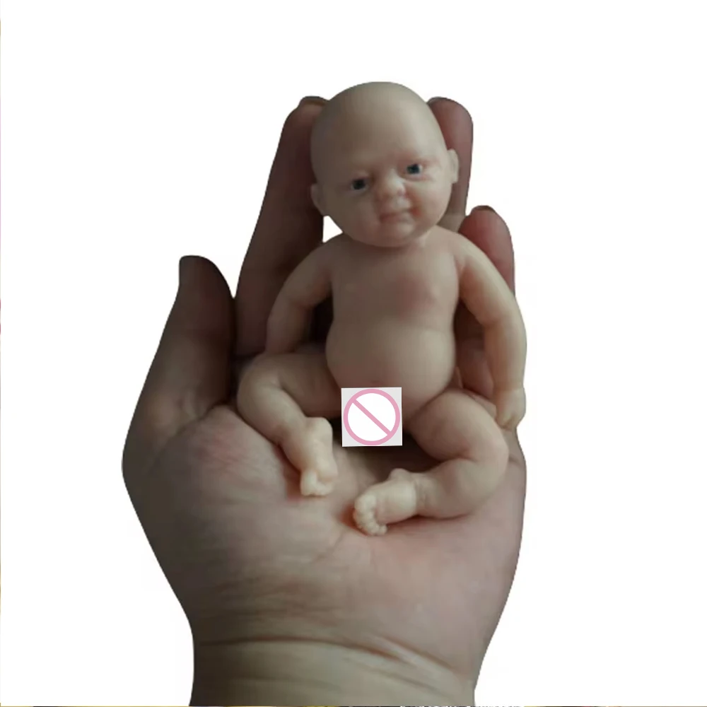 Muñeca de cuerpo completo de silicona Micro Preemie de 4,5 \