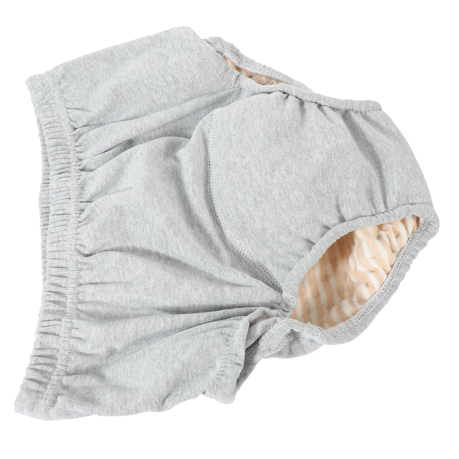 

Герметичные подгузники для взрослых из чистого хлопка, многоразовые, моющиеся, серые, M, 70-110 фунтов, нижнее белье с защитой от протечек для пожилых людей, недержание, всегда сухость