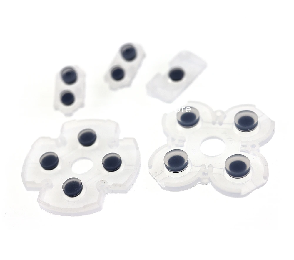 Almohadillas de goma conductoras completas para mando de PS4 JDM055, botones de goma para mando de PS4 JDS-050 055 5,0, 1 Juego