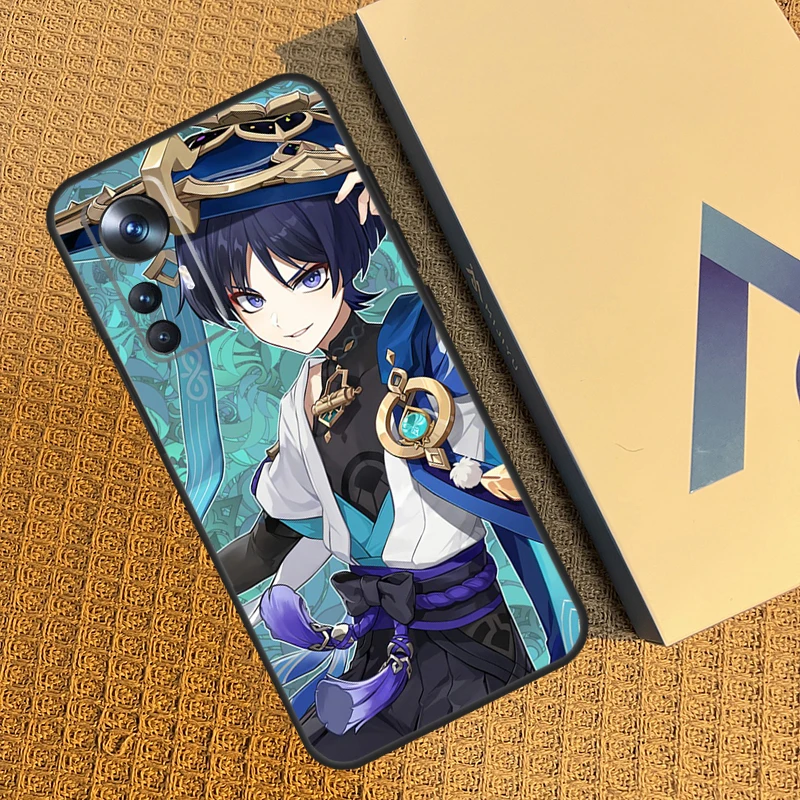 Genshin Impact Wanderer Case For Xiaomi 13 12 11 Lite 11T 12T Pro Cover For POCO F5 X3 X4 X5 Pro F3 F4 GT M5 M5s