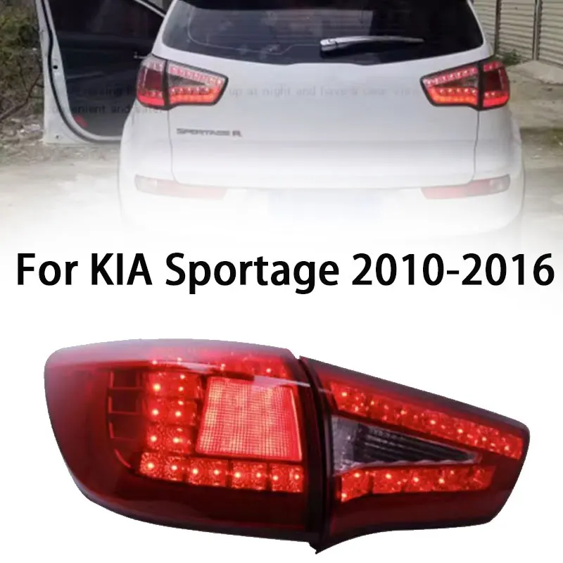 

Задний фонарь для Kia Sportage светодиодный Tail 2010-2016 для Kia Sportage, задний противотуманный тормоз, сигнал поворота, автомобильные аксессуары