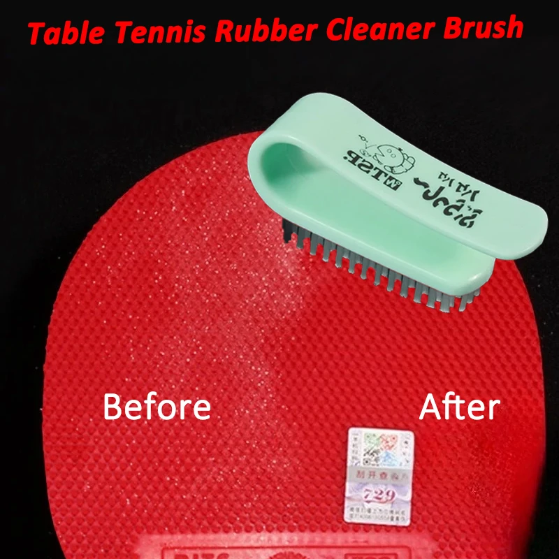 

TSP Table Tennis Pimples Rubber Cleaner Brush Specialized Cleaning Tool for Table Tennis Racket Maintenance Cleaning Brush