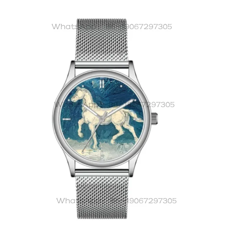Starlight Creative Concept Watch, Male and Female Students Couple Gift, Personalized Trend Quartz Watch