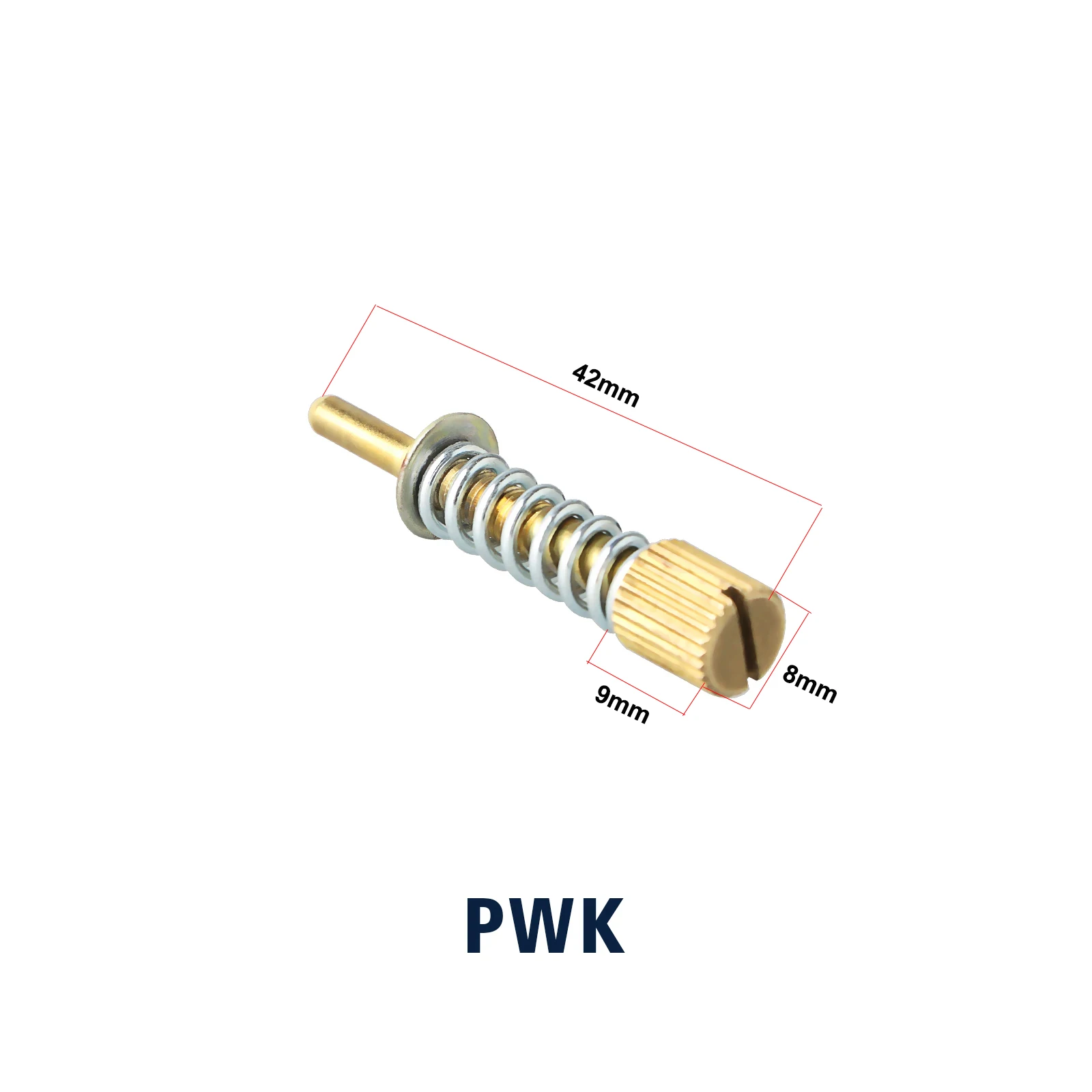 NIBBI Motorrad-Vergaser Leerlaufdrehzahl-Einstellschrauben-Set für PWK-Vergaser PE17mm/19mm/22mm/24mm/26mm/28mm Flanschvergaser – Detail 2