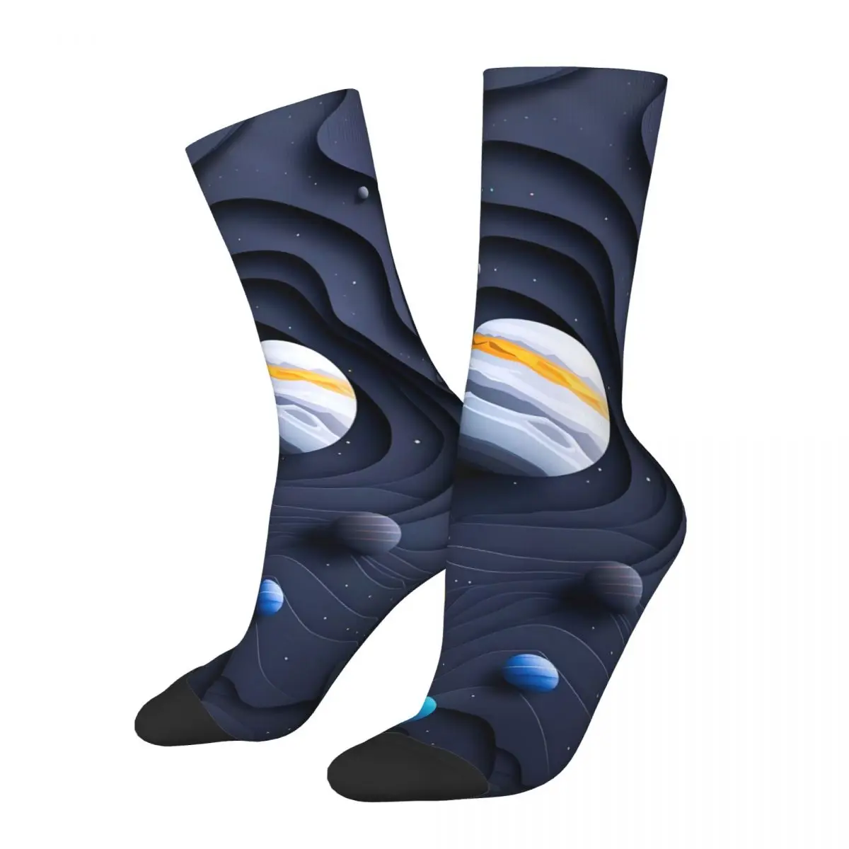 Chinese style Jade and Stone Diagram Colorful Paintings cosy Unisex Socks,Outdoor Happy 3D printing Sock