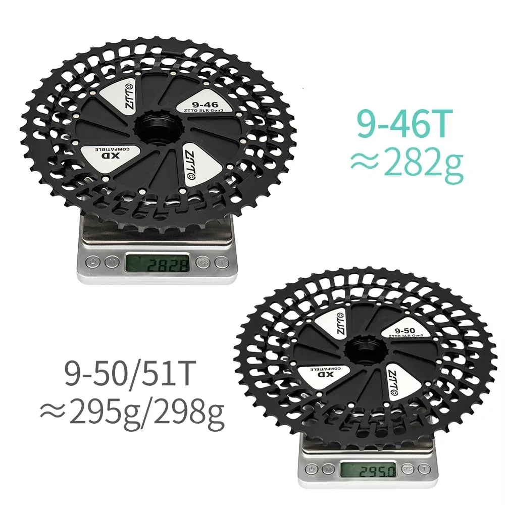 ZTTO-Cassette para bicicleta de montaña, 12 velocidades, XD Hub MTB 12S 9-46T 9-50T 10-50T SLR CNC, piñón de 12 velocidades, peso súper ligero K7