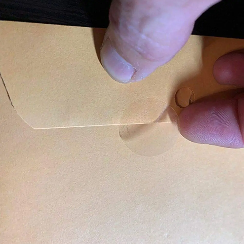 Sealing Sticker for Packing Gift Favor Decals Colored Envelopes Round Transparent Self Adhesive Labels Stickers