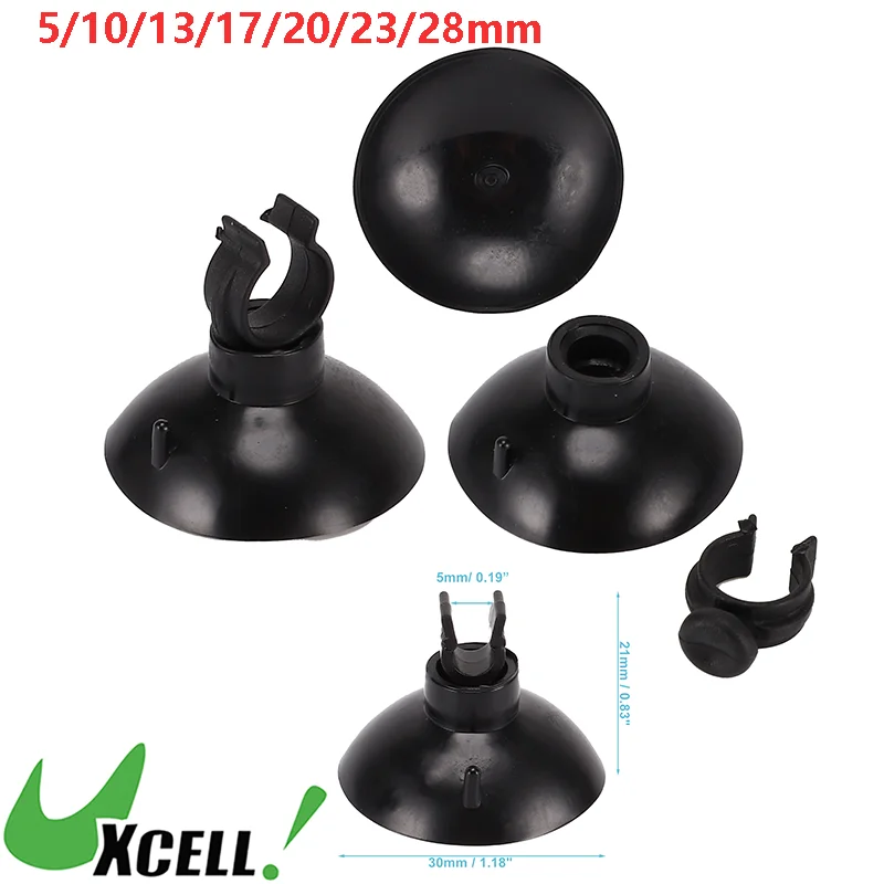 UXCELL Aquarium Suction Sucker Cup 5mm Air Line Pipe Tube Hose Wire Holder Fish Tank Accessories