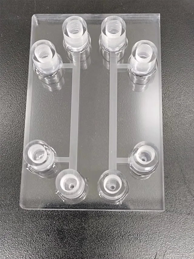 Microfluidic plastic chip P C R chip customization PMMA/PC/COC/COP customization microfluidics