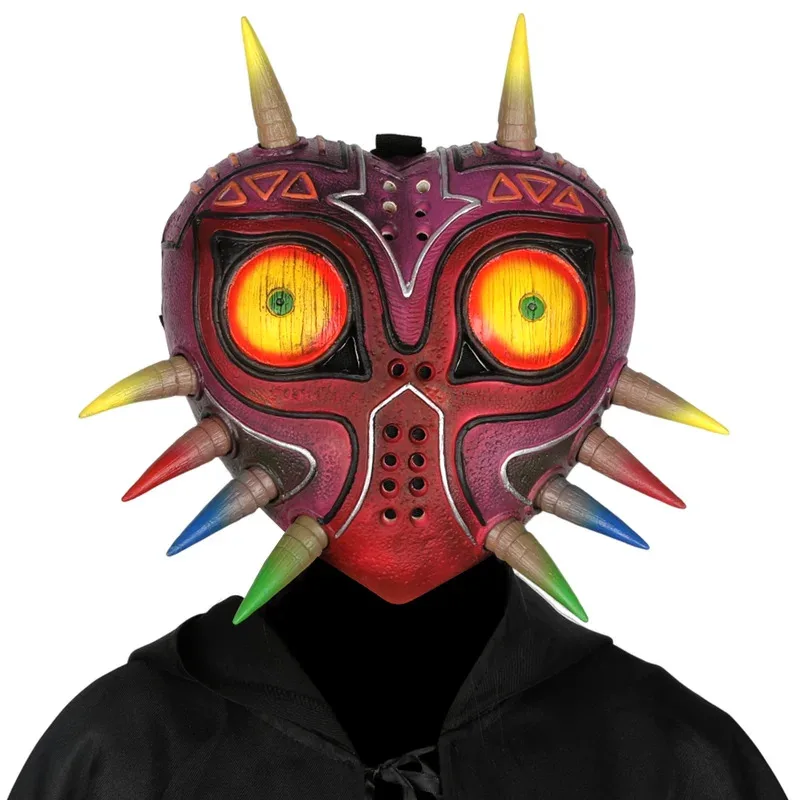 CyMajoras Mask Legend مضحك الجدة اللاتكس قناع مخيف واقعية قناع الوجه هالوين تأثيري حلي الدعائم الكبار