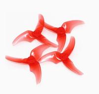 4 pairs EMAX Avan Rush 2.5x1.9x3 Propeller (Set of 8) - 5mm - Red 2.5 Inch Prop for Babyhawk Race Tinyhawk Freestyle RC drone