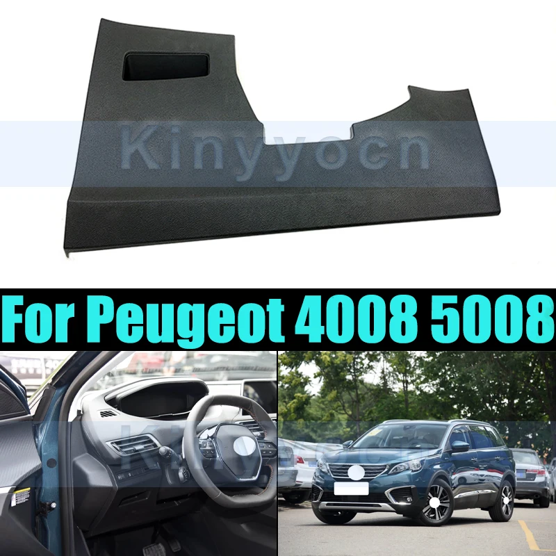 

Left Instrument Panel Storage Box Glove Box For Peugeot 4008 5008 Dashboard Cover Panel Middle Conditioning Outlet Panel