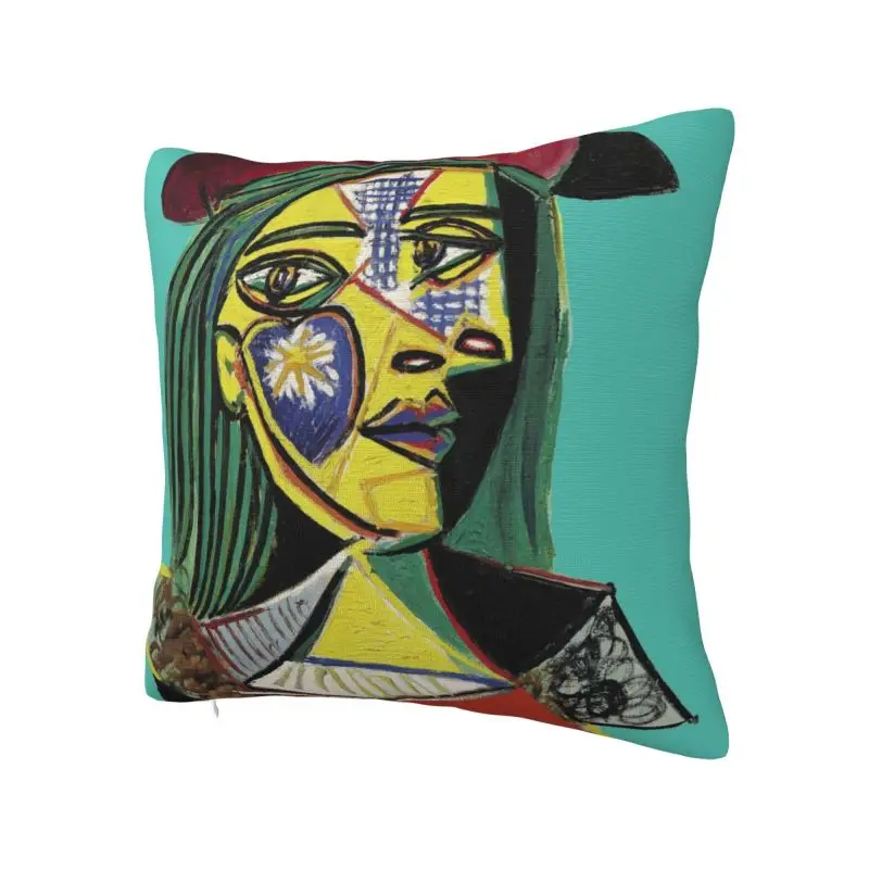 Luxury Picasso Lady Cushion Cover 45x45cm Polyester Pablo Picasso Throw Pillow for Car Square Pillowcase Decoration