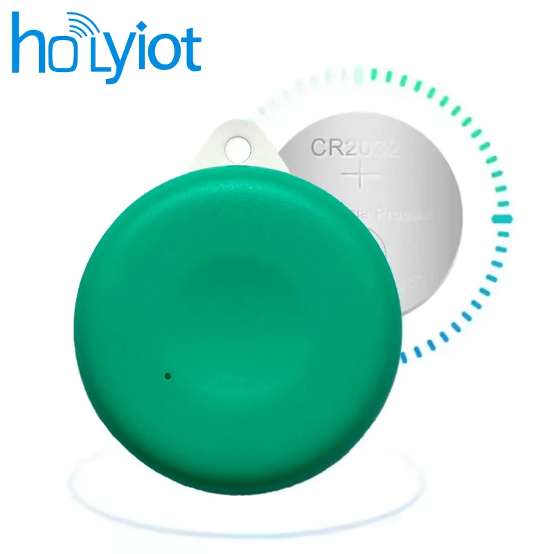 Holyiot nRF54L15 BLE 6.0 Beacon Temperature and Humidity Sensor Advertising Beacon Low Power Consumption BLE Sensor IoT Device