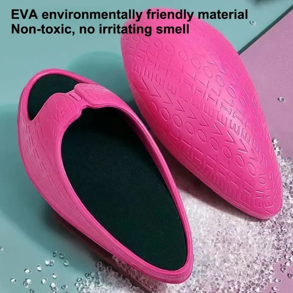 1 Pair Women's Body-shaping Slippers Rocking EVA Material Calf Stretching Sandals Ankle Thick Sole Rocking Slipper Yoga Practice