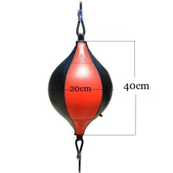 PU Boxing Training Punching Bag Fitness Muay Thai Double End Boxing Speed Ball Pear Inflatable Boxing Equipment Bodybuilding